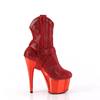 Pleaser - ADORE1029CHRS Bottes de plateforme, Pole dance chaussures - Rouge Product image